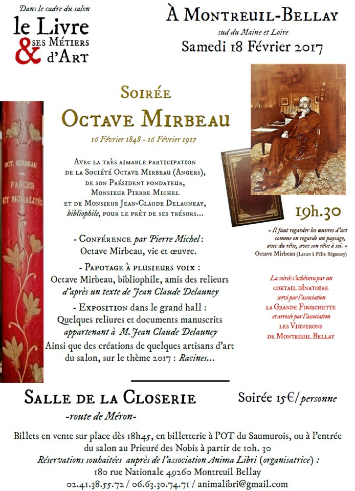 soirée Octave mirbeau